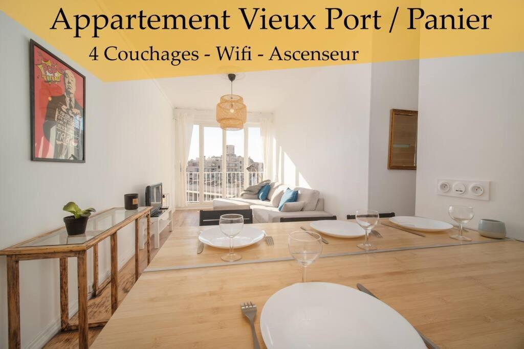 Appartement Tout Equipe Au Coeur Du Vieux Port 4 Couchages Marselha Exterior foto